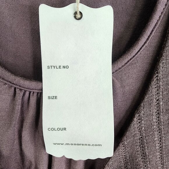 Women's Anthropologie Mauve Sleeveless Open-Front Ribbed Knit Cardigan Vest S - Picture 7 of 12